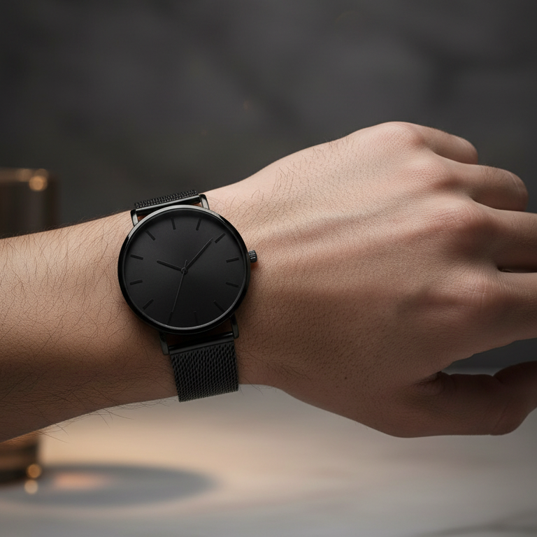 Reloj Full Black + pulsera