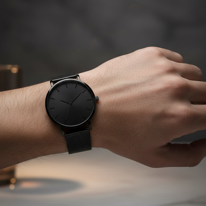 Reloj Full Black + pulsera