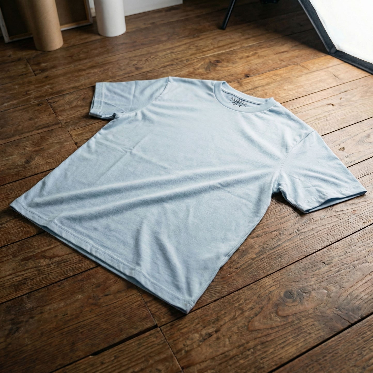 Camiseta Prestige corte clasico Celeste